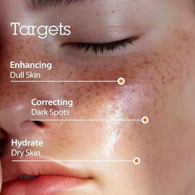 BLITHE Pressed Serum Gold Apricot | Glow Serum for Face | Glass Skin Korean Skincare & Face Moisturizer for Dry Skin 0.91 fl oz - Image 3