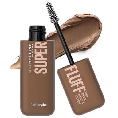 Maybelline Superfluff Volumizing Brow Mousse, All Day Tinted Brow Gel For Soft Full Brows, Soft Brown, 1 Count - Image 1