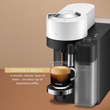 Nespresso Vertuo Lattissima Coffee & Espresso Maker by De'Longhi, Matte White and Glossy - Image 9