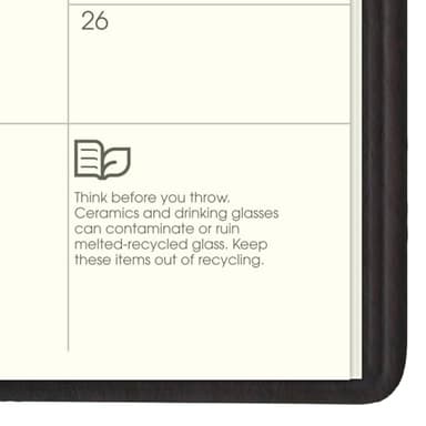 AT-A-GLANCE 2025-2026 Planner, 3-1/2" x 6", Pocket Size, 2 Year Planner, Recycled, Black (70024G0525) - Image 4
