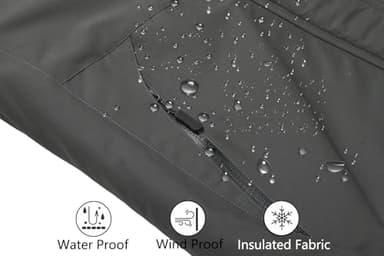 MOERDENG Women's Waterproof Ski Jacket Warm Winter Snow Coat Mountain Windbreaker Hooded Raincoat Jacket - Image 5