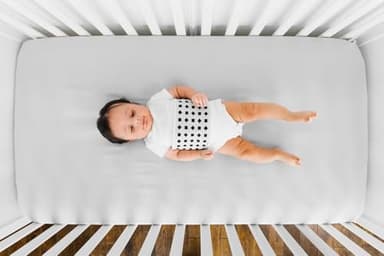 Nanit Breathing Wear Band – Works with Nanit Pro Baby Monitor to Track Breathing Motion Sensor-Free, Like Your Hand On Their Heart from Anywhere, 100% Cotton, Size Large, 3-24 Months, Pebble Grey - Image 6