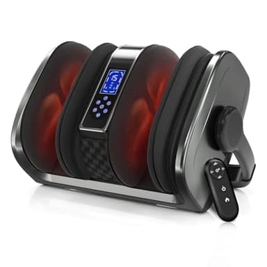 TISSCARE Foot Massager with Heat: Shiatsu Foot Massager for Plantar Fasciitis,Neuropathy, Circulation and Pain Relief for Foot Calf Gifts for Women and Men - Image 1
