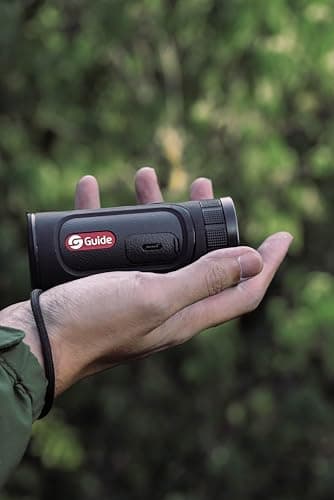 Guide TE211 Mini, Portable Thermal Monocular for Hunting, 1.43" Large Touch Screen, 256x192, Ultra-Lightweight and Compact, Night Vision Imaging for Hunting - Image 8