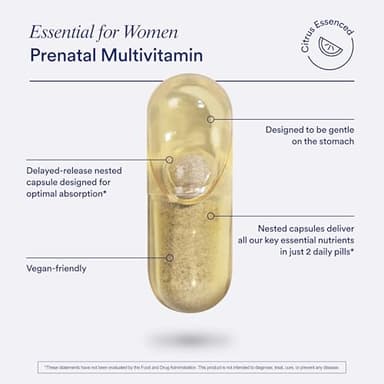 Ritual Essential for Women Prenatal Multivitamin: Folate & Choline for Neural Tube Support, Omega-3 DHA for Fetal Brain Development, Iron, Calcium-Helper D3 & K2, Non-GMO, Vegan, Citrus, 30 Days - Image 7