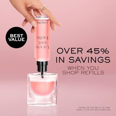 Lancôme La Vie Est Belle Eau de Parfum - Long Lasting Fragrance with Notes of Iris, Earthy Patchouli, Warm Vanilla & Spun Sugar - Floral & Sweet Women's Perfume, 0.34 Fl Oz - Image 5