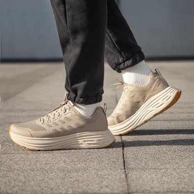 NORTIV 8 Men's Walking Running Tennis Cushioning Shoes ActiveFloat Non Slip Athletic Gym Workout Jogging Comfortable Sneakers,Size 10,Apricot,SNWS245M - Image 8