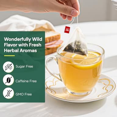 Dandelion Leaf and Root Tea Bag, Natural Dandelion Roasted Herbal Detox Teabag for Liver & Kidney Health, Support Digestion Dandelion Root Tea, Caffeine Free, No Additives（50 Teabags) - Image 4