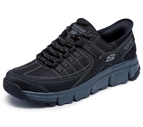 Skechers Men's Summits at Hands Free Slip-in Sneaker, Black/Charcoal, 10.5 Wide - Image 1