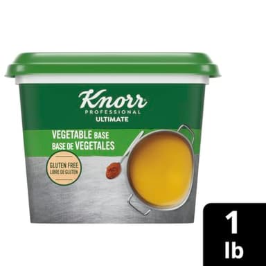 Knorr Professional Ultimate Vegetable Paste Base Gluten Free, Vegetarian, No Artificial Flavors or Preservatives, No MSG added, Colors from Natural Sources, 1 Pound (Pack of 6) - Image 4