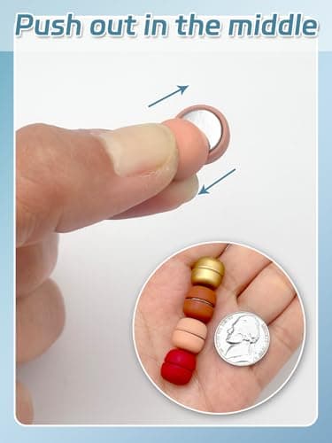 Evnlo 12 Pairs Strong Hijab Magnets Pinless Hijab Pins for Women, Multi Use Magnetic Pins for Scarf Shirts Dress and Clothes - Image 2