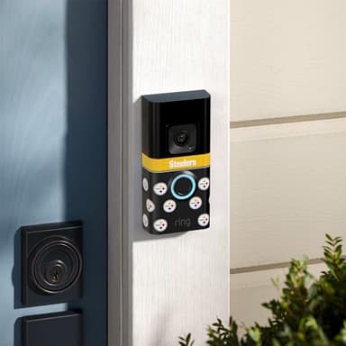 Ring Battery Doorbell Plus with All-New Official Limited-Edition NFL Faceplate | Pittsburgh Steelers - Image 6