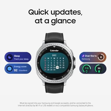 Samsung Galaxy Watch 8 Classic (2025) 46mm Bluetooth Smartwatch + Gift Card, Cushion Design, Rotating Bezel, Quick Button, Sleep Coaching, Running Coach, Black [US Version, 2 Yr Warranty] - Image 5