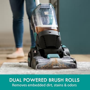 Kenmore KW4070 RevitaLite Pet Portable Carpet Cleaner with High Cleaning Power, 3.2L Clean Tank & 1.4L Dirty Tank, 25ft Cord Length and Two Easy Removable Brushroll for Rug & Upholstery - Image 2