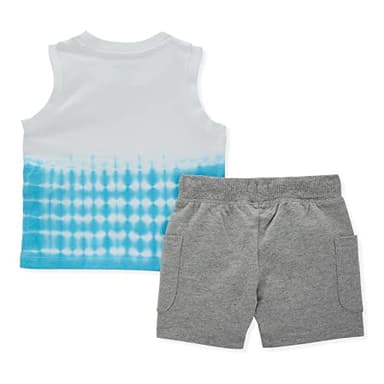 Burt's Bees Baby Baby Boys' Shirt and Pant Set, Top & Bottom Outfit Bundle, 100% Organic Cotton - Image 2