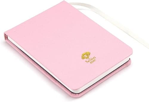 Paul Rubens Watercolor Journal, 100% Cotton 140 lb (300 GSM) Hot Pressed Watercolor Paper, 20 Sheets Sized 7.6’’ x 5.3’’ Travel Art Journal for Beginners and Experienced Painters (Pink) - Image 1