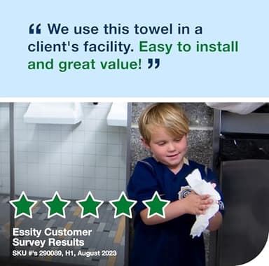 Tork Matic Paper Hand Towel Roll White H1, Universal, 100% Recycled Fiber, 6 Rolls x 700 ft, 290089 - Image 5