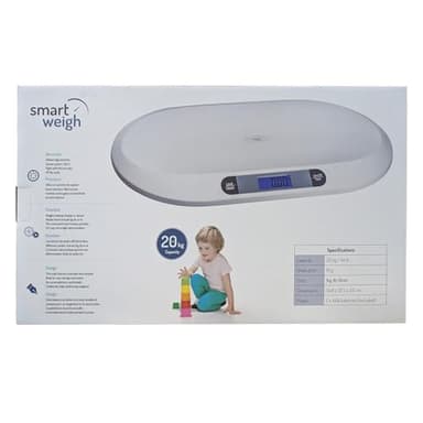 Smart Weigh Digital Baby Scale Infant Scale for Weighing Pet Scale for Puppy and Cat Accurate Digital Scale in Pounds Ounces Kilograms Holds Up to 44 Lbs Multi-Function with Hold Function - Image 6