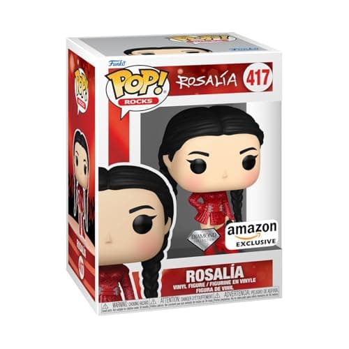 Funko Pop! Rocks: Rosalia (Bizcochito) - Diamond Glitter - Amazon Exclusive - Collectable Vinyl Figure - Gift Idea - Official Merchandise - Toys for Kids & Adults - Music Fans - Figure for Collectors - Image 1
