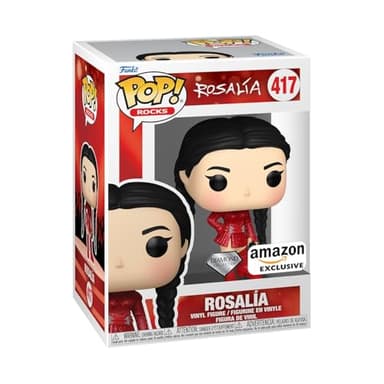 Funko Pop! Rocks: Rosalia (Bizcochito) - Diamond Glitter - Amazon Exclusive - Collectable Vinyl Figure - Gift Idea - Official Merchandise - Toys for Kids & Adults - Music Fans - Figure for Collectors - Image 1