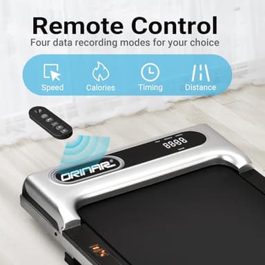Orinar Walking Pad, Under Desk Treadmill for Home and Office, 2.5 HP Portable Treadmill, 3 in 1 Walking Jogging Running Machine with Remote Control, LED Display - Image 4