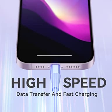 iPhone Charger 3Pack 10FT Apple MFi Certified Lightning Cable Fast Charging iPhone Charger Cord Compatible with iPhone 14 13 12 11 Pro Max XR XS X 8 7 6 Plus SE and More - Colorful - Image 5