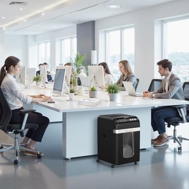 Bonsaii 200-Sheet Auto Feed Paper Shredder, 60 Minutes Nonstop Heavy Duty Shredders, 8.1 Gallon Large Bin Office Document Shredder, Micro-Cut/High Security P-4 Commercial Grade Shredder (C283-A) - Image 8