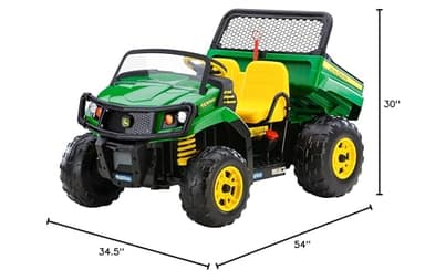 Peg Perego John Deere Gator XUV Extra-Large 12 Volt Ride-on, Durable Design for Kids 3-8, Green - Image 9