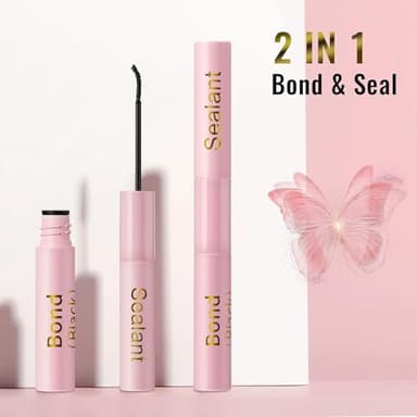 Lash Glue, Lash Cluster Glue,Lash Bond and Seal Waterproof for Eyelash Clusters Strong Hold & Latex Free and Long Retention 72+ Hours Waterproof - Image 7
