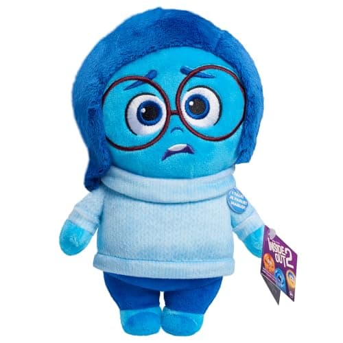 Inside Out 2 Talk It Out Small Plush - Sadness, Kids Toys for Ages 3 Up by Just Play - Image 1
