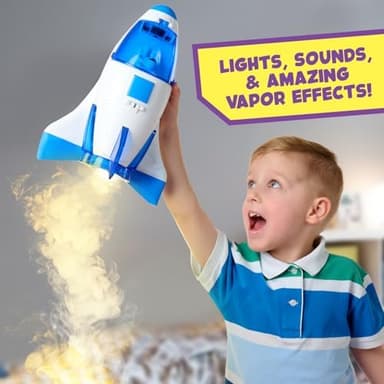 EnergX Amazing Vapor Rocket with Astronaut Action Figure, Blasts Off with Vapor Effects, Lights & Sounds (Ages 3+ - Image 4