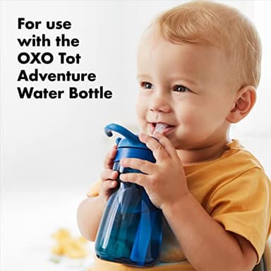 OXO Tot Adventure Water Bottle 12 Oz Replacement Straw - 2 Pack - Image 5