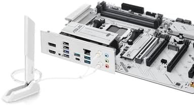 ASUS B650E MAX Gaming WiFi W – AMD B650 AM5 ATX Motherboard, White PCB, DDR5, PCIe 5.0, 3X M.2, Wi-Fi 6E, 2.5Gb LAN, USB 10Gbps Type-C, DisplayPort, HDMI™, BIOS Flashback™, Aura Sync, Advanced AI PC - Image 5