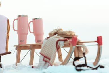 Beast 50 oz Tumbler Stainless Steel Vacuum Insulated Coffee Ice Cup Double Wall Travel Flask (Blossom Pink) - Image 6