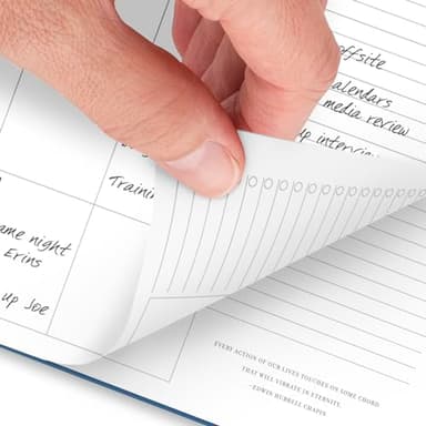 AT-A-GLANCE 2025 Planner, Weekly & Monthly, 7" x 8-3/4", Medium, Harmony, Denim (1099-805-20-25) - Image 4
