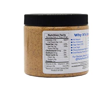 Nutty Novelties Cinnamon Almond Butter - High Protein, Sweet Almond Butter - All-Natural, Light Almond Butter Free of Cholesterol & Preservatives - Pure Almond Butter - 15 Ounces - Image 2
