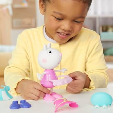Peppa Pig Suzy Sheep-Up Figure with 6 Easy-On Fashion Accessories, 6-Inch Doll, Preschool Toys for Girls and Boys 3 and Up - Image 7
