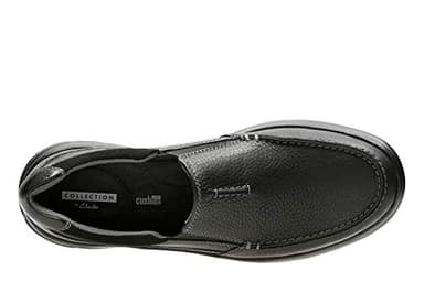Clarks mens Cotrell Free Loafer, Black Oily Leather, 11.5 US - Image 7