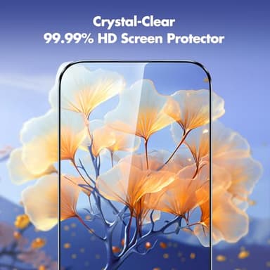 UNBREAKcable 3-Pack Screen Protector for iPhone 16/15, Shatterproof Tempered Glass [Easy Installation Frame] [99.99% HD Clear] [Case Friendly] [9H Hardness] [Full Coverage] for Apple 6.1 inch - Image 6