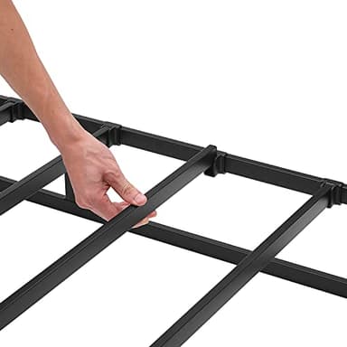 Amazon Basics Smart Box Spring Bed Base, 9-Inch Height Mattress Foundation, Tool-Free Easy Assembly, King, 79"L x 75.5"W x 9"H, White - Image 6