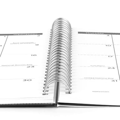 Mead 2025 Planner, Weekly & Monthly, 15-Month, 5-1/2" x 8-1/2", Small, Basic, Black (CRW4200525) - Image 5