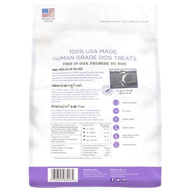 Full Moon Natural Cut Pork Jerky Healthy All Natural Dog Treats Human Grade Grain Free 10 oz - Image 2