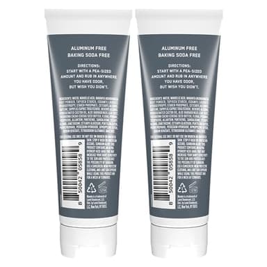 Mando Whole Body Deodorant For Men - Invisible Cream - 72 Hour Odor Control - Aluminum Free, Baking Soda Free, Skin Safe - 3 ounce (Pack of 2) - Unscented - Image 2