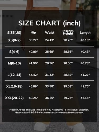 ATHMILE Women’s Fleece Lined Sweatpants Baggy Workout Lounge Pants Drawstring Workout Casual Aesthtic Fall Clothes 2025 Grey - Image 7