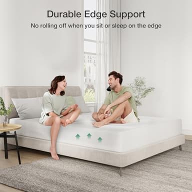 Novilla Queen Mattress 6 Inch Queen Size Memory Foam Mattress with Removable Washable Mattress Cover for Pressure Relief & Comfort Sleep CertiPUR-US Certified Mattress Queen - Image 5