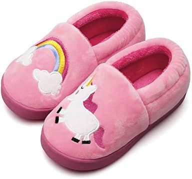 Centipede Demon Plush Warm Slippers for Girls Boys Kids Toddlers Winter Fur Lined Indoor House Home Shoes - Image 2