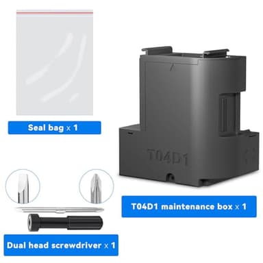 T04D1 Maintenance Box for EcoTank ET-15000 ET-3760 ET-3850 ET-4850 ET-4760 ET-3750, T04D100 Ink Maintenance Box for ET15000 ET-4750 ET-3830 ET-3843 ET-5150 ET-2980 ET3760 Printer, TO4D1/04D1/EWMB2 - Image 5