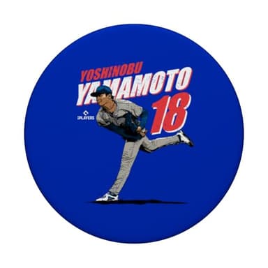 Yoshinobu Yamamoto| Baseball MLB Players | MLBYAM3006 PopSockets Adhesive PopGrip - Image 3