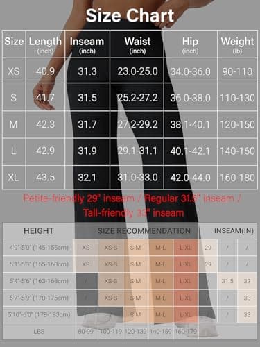 YEOREO Workout Leggings Womens No Front Seam Straight Leggings 31.5" High Waist Buttery Eddiy Gym Yoga Pants Black L - Image 5