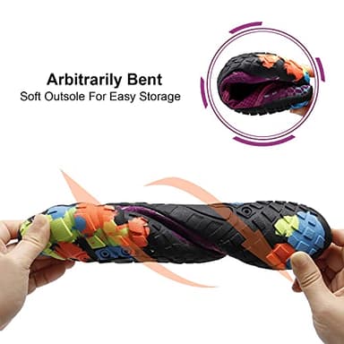 L-RUN Womens Water Sports Shoes for Surfing Walking Yoga Purple M US (Women 8.5, Men 7)=EU39 - Image 7